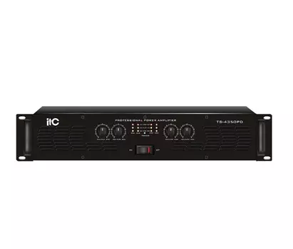 Микрофон ITC TS-4350PD профессиональный стерео усилитель 4200W@8,4350W@4, 2700W@ bridge 2*8, шт