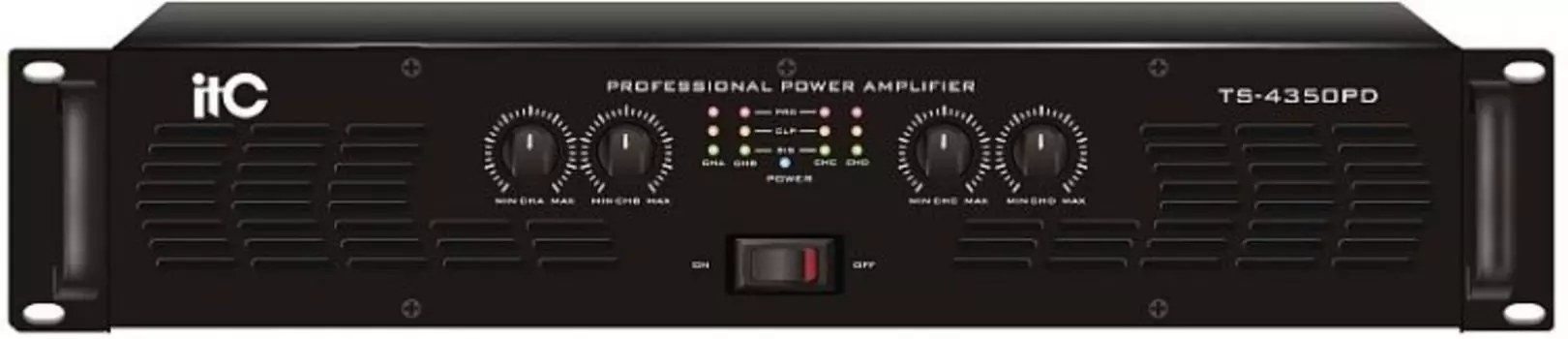 Микрофон ITC TS-4500PD профессиональный стерео усилитель 4350W@8,4500W@4, 21000W@ bridge 2*8, шт