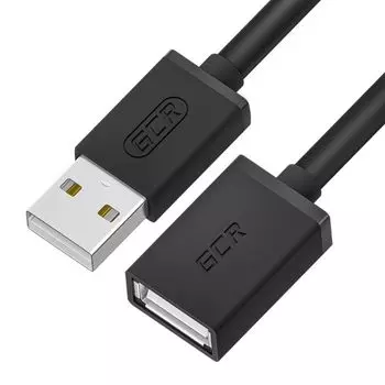 Удлинитель USB 2.0 Greenconnect GCR-55069 1.0m AM/AF, черный