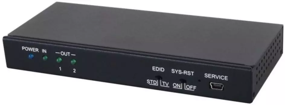 Усилитель-распределитель Cypress CPRO-U2T 1:2 HDMI 2.0 4K с HDCP 1.4