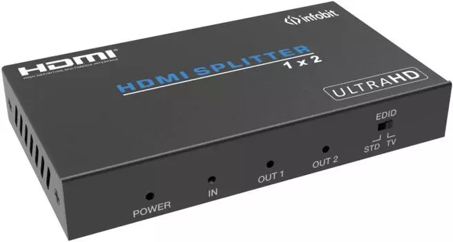 Усилитель-распределитель Infobit iSwitch 102 1х2 HDMI 4K60