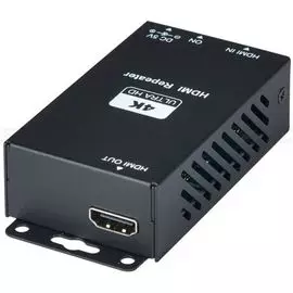 Усилитель SC&T HR01-4K6G HDMI сигнала (удлинитель). Позволяет передать HDMI сигнал на расстояние до 40 м(1080p@60Гц, 16бит, 3D), до 20 м(4K@60Гц). Воз