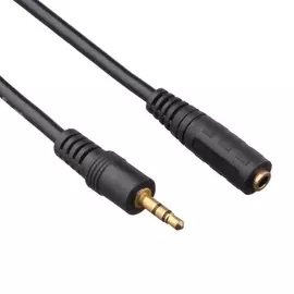 Удлинитель звуковой Exegate EX-CCA-423-3.0 EX205309RUS 3.5mm Jack M/3.5mm Jack F, 3м, позолоченные контакты