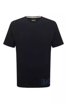 Хлопковая футболка BOSS