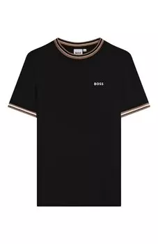 Хлопковая футболка BOSS
