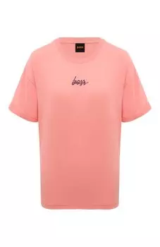 Хлопковая футболка BOSS Orange