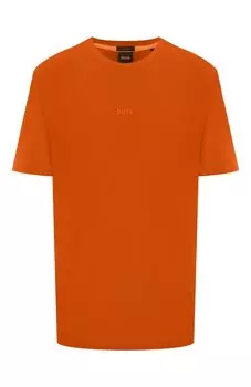 Хлопковая футболка BOSS Orange