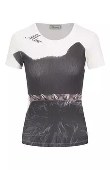 Хлопковая футболка Blumarine