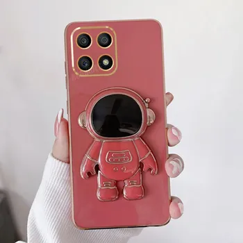 Чехол-подставка Honorx8a Astronaut с покрытием для Huawei Honor X8 X8a 4g 5g X6 X6a X6s X7a X9 X9a X9b 70 Lite 5g Силиконовый чехол-подставка honor X8 4G