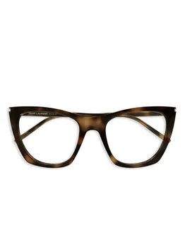 Очки «кошачий глаз» Saint Laurent Eyewear, коричневый