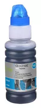 Чернила Cactus CS-I-CZ102C голубой фл. 100мл для HP Deskjet Ink Advantage 1015/1515/2515/2545