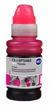 Чернила Cactus CS-I-EPT0483 пурпурный фл. 100мл для Epson StPh R200/R220/R300/R320