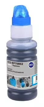 Чернила Cactus CS-I-EPT0802 голубой фл. 100мл для Epson StPh P50