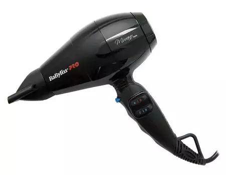 Фен Babyliss Pro Murano Ionic compact черный (BAB6160INRE)