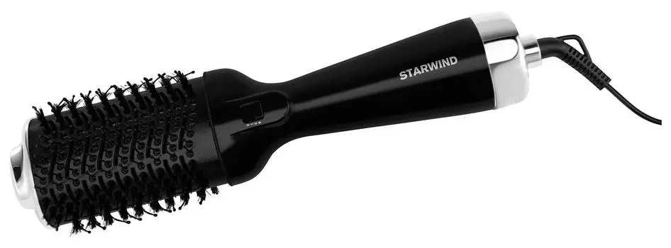 Фен-щетка Starwind SHB 7760 черный/серебристый