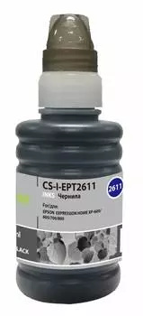 Чернила Cactus CS-I-EPT2611 черный фл. 100мл для Epson ExpHo XP600/605/700/800