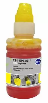 Чернила Cactus CS-I-EPT2614 желтый фл. 100мл для Epson ExpHo XP600/605/700/800
