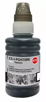 Чернила Cactus CS-I-PGI470BK черный фл. 100мл для Canon Pixma MG5740/MG6840/MG7740/TS5040/TS6040/TS8040/TS9040