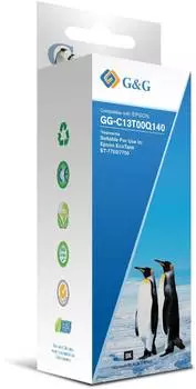 Чернила G&amp;G GG-C13T00Q140 черный фл. 140мл для Epson EcoTank 7700/7750