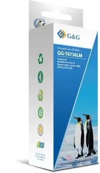 Чернила G&amp;G GG-T6736LM светло-пурпурный фл. 100мл для Epson L800, L805, L810, L850