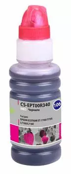 Чернила Cactus CS-EPT00R340 106M пурпурный фл. 70мл для Epson L7160/L7180