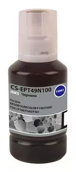 Чернила Cactus CS-EPT49N100 T49N1 черный фл. 140мл для Epson SureColor SC-F100/F500
