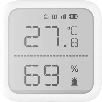 Датчик температуры и влажности Hikvision Ax Pro DS-PDTPH-E-WE (ds-pdtph-e-we)