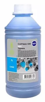 Чернила Cactus CS-EPT6642-1000 T6642 голубой фл. 1000мл для Epson L100/L110/L120/L132/L200/L210/L222/L300/L312/L350/L355/L362/L366/L456/L550/L555/L566/L1300