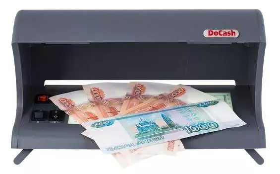 Детектор банкнот DoCash 525 серый