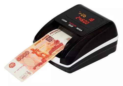 Детектор банкнот DoCash Golf черный