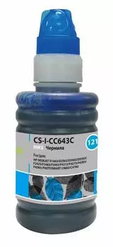 Чернила Cactus CS-I-CC643C голубой фл. 100мл для HP DJ D1663/D2563/D2663/D5563/PS C4683/C4783