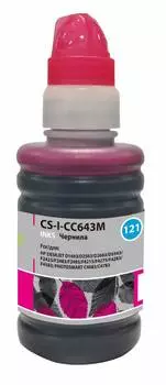 Чернила Cactus CS-I-CC643M пурпурный фл. 100мл для HP DJ D1663/D2563/D2663/D5563/PS C4683/C4783
