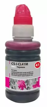 Чернила Cactus CS-I-CL41M пурпурный фл. 100мл для Canon Pixma MP150/MP160/MP170/MP180/MP210/MP220