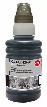 Чернила Cactus CS-I-CLI426BK черный фл. 100мл для Canon Pixma MG5140/5240/6140/8140/MX884