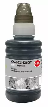 Чернила Cactus CS-I-CLI426GY серый фл. 100мл для Canon Pixma MG5140/5240/6140/8140/MX884