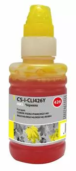 Чернила Cactus CS-I-CLI426Y желтый фл. 100мл для Canon Pixma MG5140/5240/6140/8140/MX884