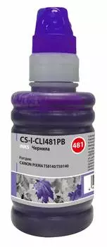 Чернила Cactus CS-I-CLI481PB синий фл. 100мл для Canon Pixma TS8140/TS9140
