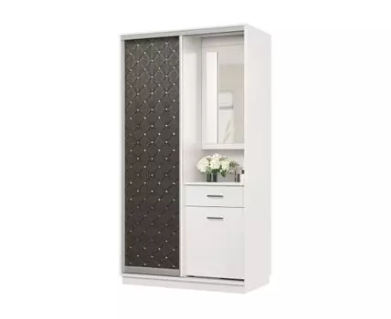 Прихожая Маршал (2400 мм, 600 мм, Закрытые, Белый, 1200 мм)