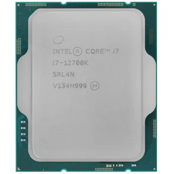 Процессор Intel Core i7-12700K Alder Lake, 12C/20T, 3600MHz 25Mb TDP-125 Вт/190 Вт LGA1700 tray (OEM) (CM8071504553828S)