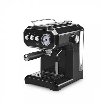 Кофеварка рожковая BQ CM1722, 850 Вт, кофе молотый, 1.75 л, капучинатор, черный