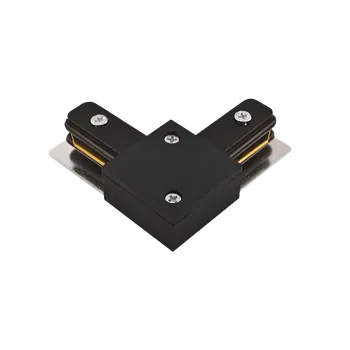 Коннектор JazzWay PTR CL-BL для трековых систем PTR, угловой, черный (5010833)