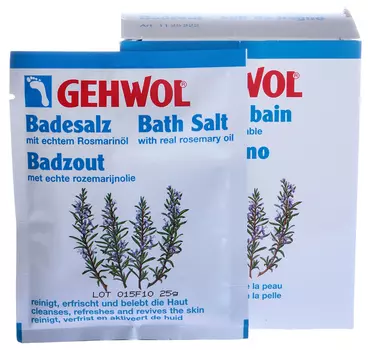 GEHWOL Соль с розмарином для ванны / Gehwol 10*25 гр