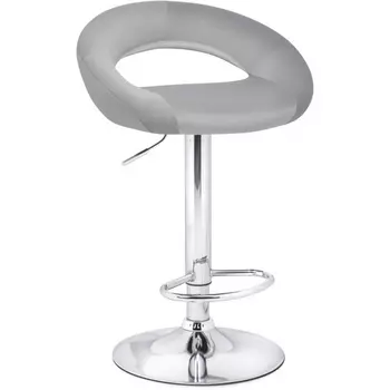 Барный стул Woodville Oazis gray fabric / chrome 15503