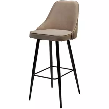 Барный стул NEPAL-BAR #5, велюр/ черный каркас (H=78cm) M-City 461MC05088