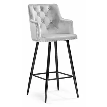 Барный стул Woodville Ofir light gray 15045
