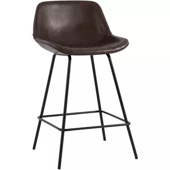 Стул полубарный Stool Group Деймон экокожа коричневый УТ000036645