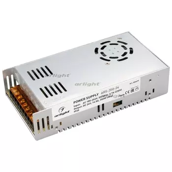 Блок питания ARS-350-24 (24V, 14.5A, 350W) (Arlight, IP20 Сетка) 026677