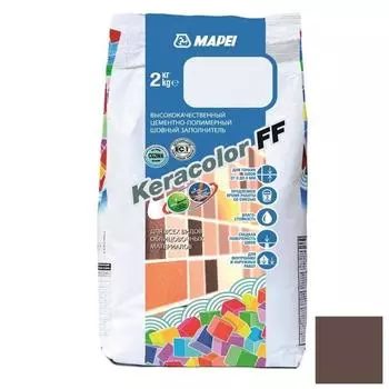Затирка цементная Mapei Keracolor FF №144 шоколад 2 кг