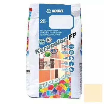Затирка цементная Mapei Keracolor FF №131 ваниль 2 кг