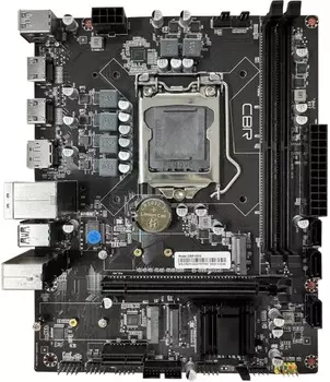 Материнская плата mATX CBR H510 (LGA 1200, 2*DDR4, mATX, DP+2*HDMI, 1*PCIEx16,1*PCIEx1,2*M.2(NVME,SATA), 3*SATA3, 2*USB 2.0 + 4*USB3.0, LAN 1Gb)